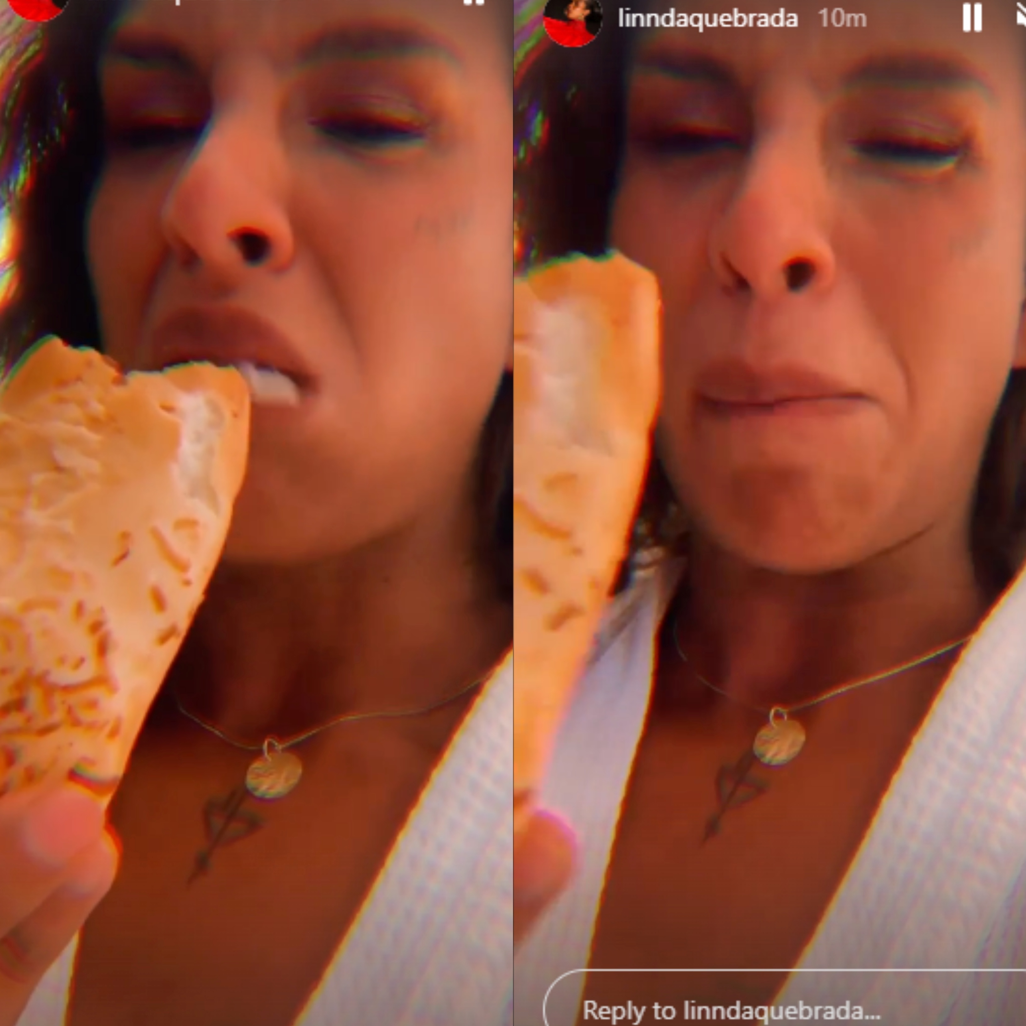 BBB 22: Lina faz stories comendo pão e movimenta a web