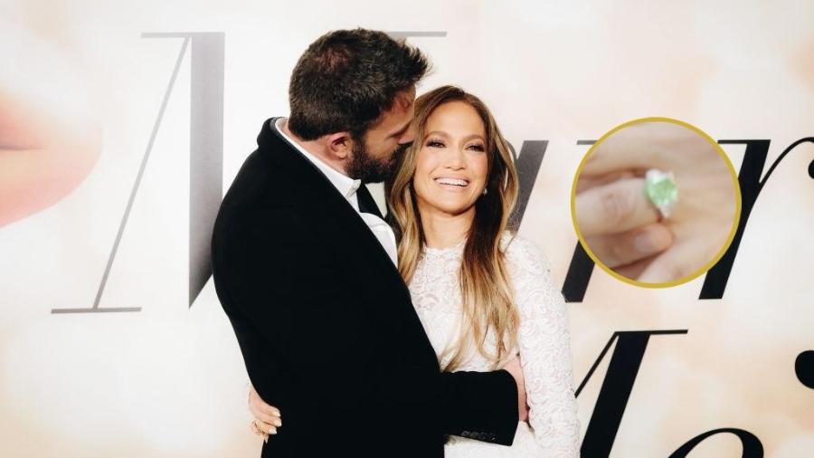 Ben Affleck e Jennifer Lopez: anel de diamante verde para selar o "re-noivado" - Rich Fury/WireImage