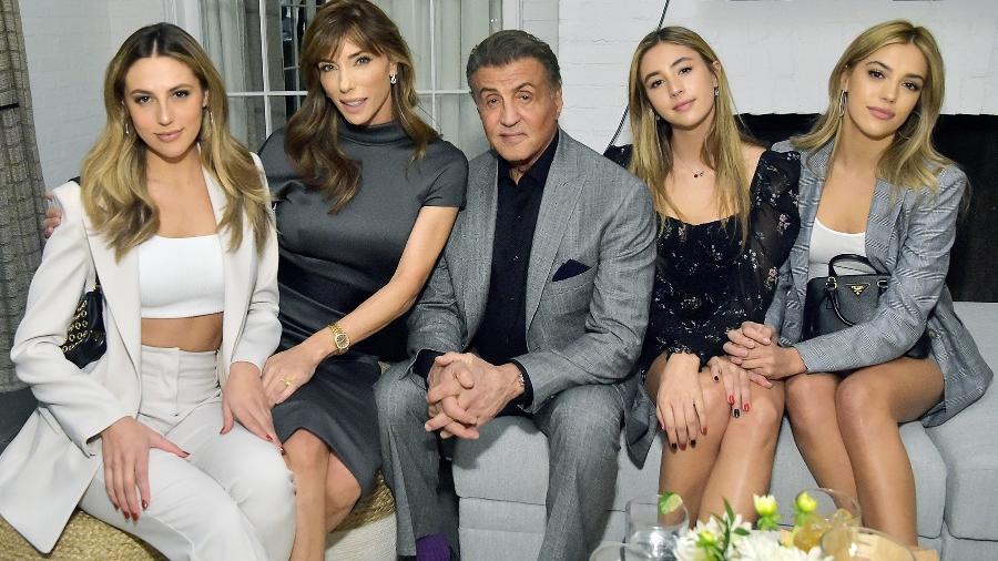Sylvester Stallone estreia reality em família com a esposa e as três filhas - Stefanie Keenan/Getty Images for A Sense of Home