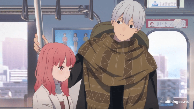 Cena do anime A Sign of Affection