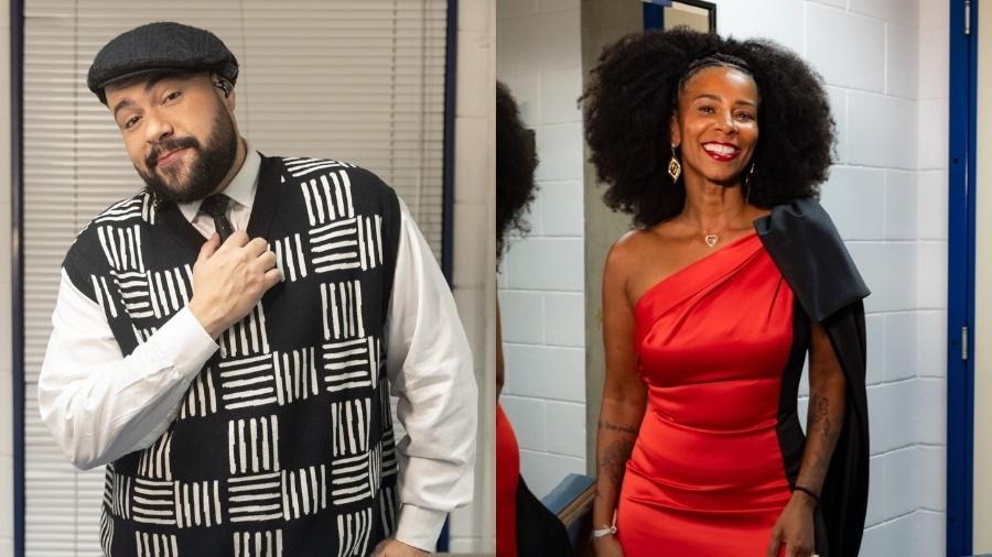 Tiago Abravanel e Rita Batista nos bastidores do Domingão com Huck Tiago Abravanel e Rita Batista nos bastidores do Domingão com Huck