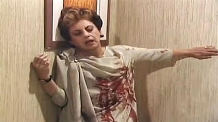 A morte de Odete Roitman (Beatriz Segall) em "Vale Tudo" (1988) A morte de Odete Roitman (Beatriz Segall) em "Vale Tudo" (1988)
