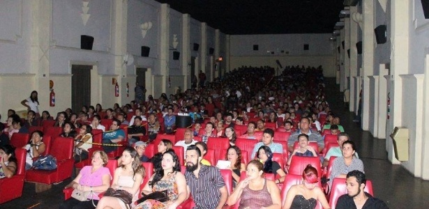 Set.2015 - Interior da sala do tradicional Cinema Olympia, em Belém (PA) - Reprodução/Facebook Cinema Olympia
