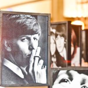 Fotos fazem parte da exposição sobre os Beatles, no Shopping SP Market - Leandro Godoi