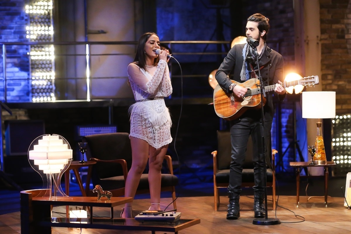 15.ago.2016 - Luan Santana grava DVD de duetos "1977" no Polo cinematográfico de Paulínia, em São Paulo. Álbum, que vai homenagear as mulheres, terá participação de Anitta, Ivete Sangalo, Sandy, Marília Mendonça, entre outras. - Manuela Scarpa/Brazil News