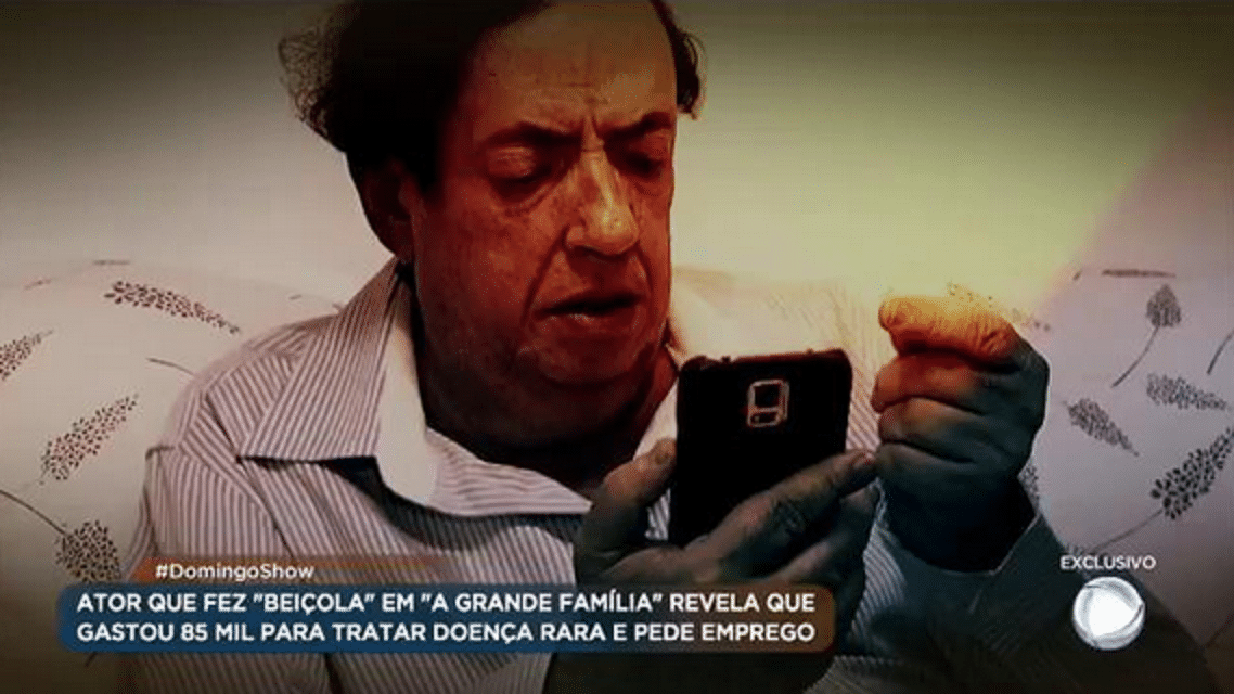 Marcos Oliveira, o Beiçola - Reprodução/TV Record