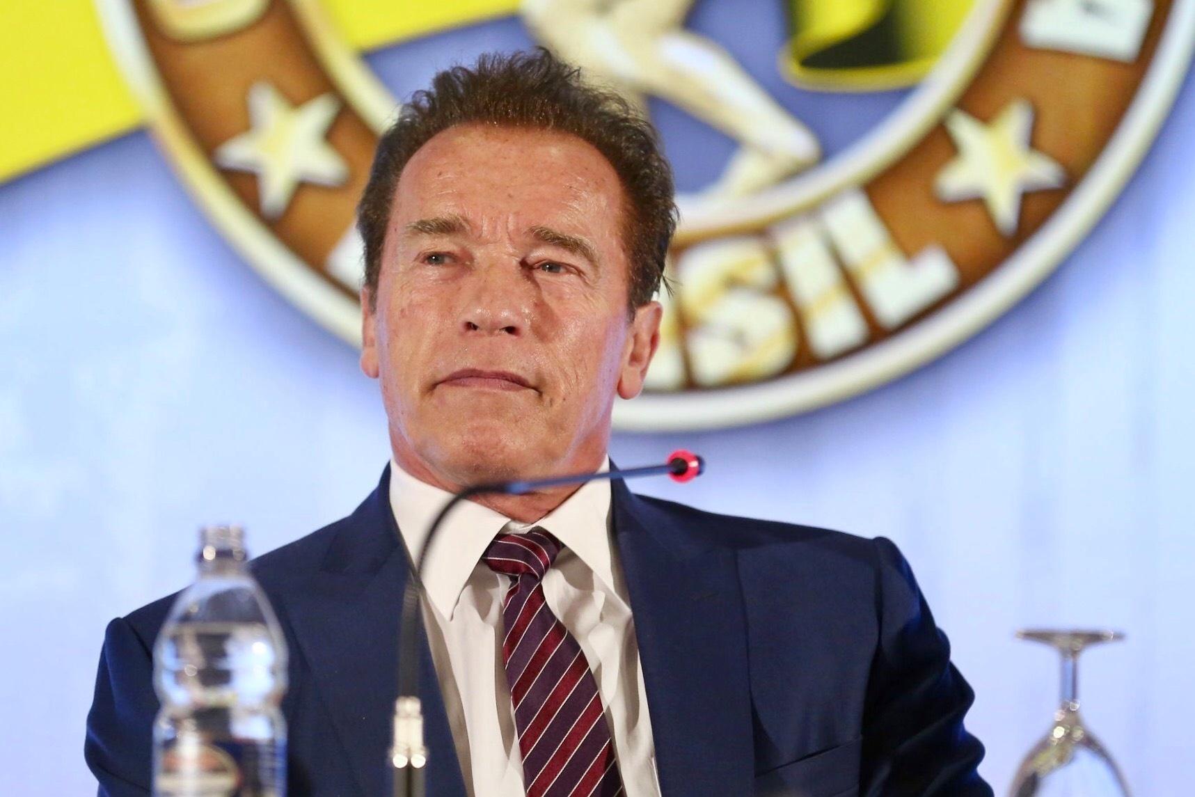 Arnold Schwarzenegger em entrevista coletiva no Arnold Classic South America - Manuela Scarpa/Brazil News