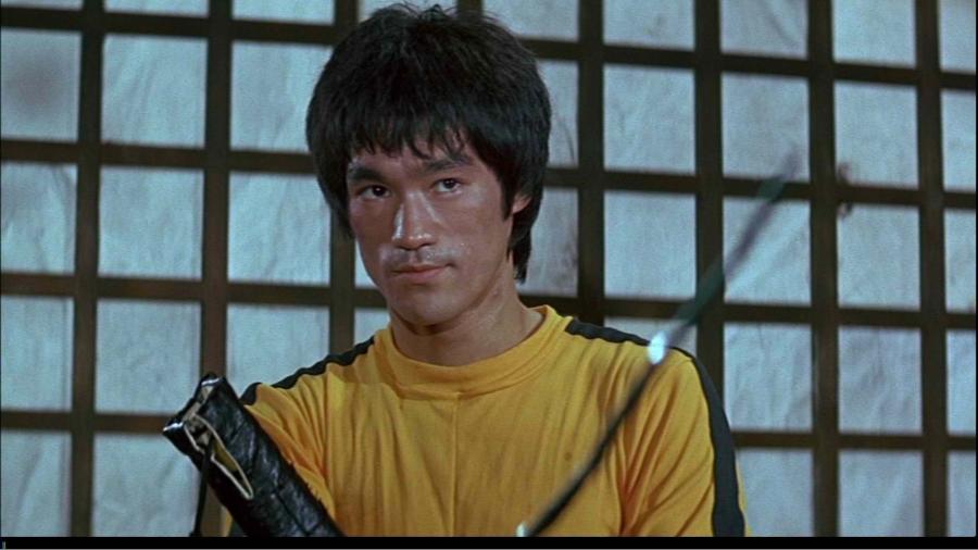 Mestre das artes marciais, Bruce Lee em cena do último filme da carreira, "O Jogo da Morte" - Divulgação