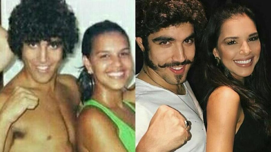 Caio Castro e Mariana Rios: antes e depois - Reprodução/Instagram