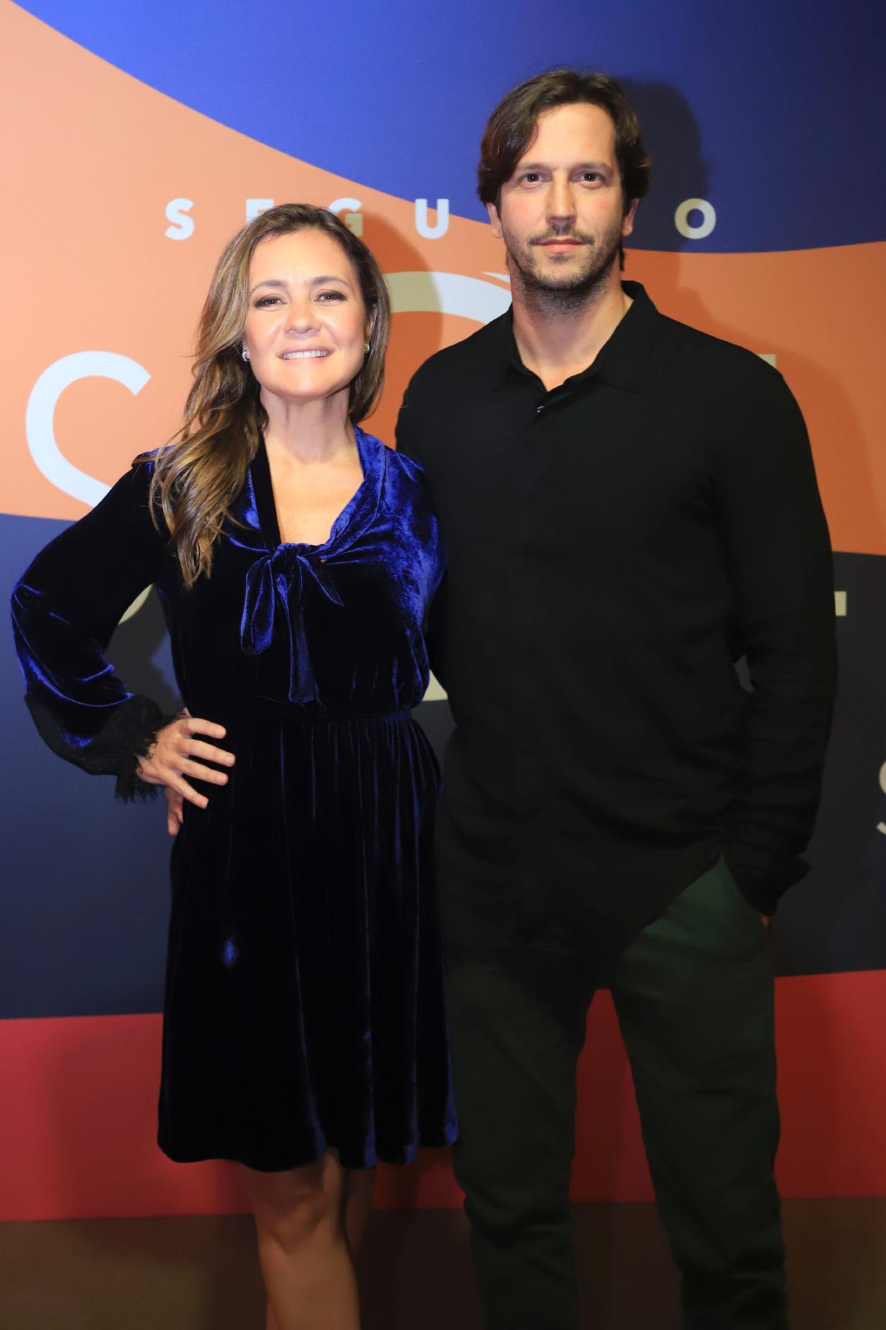 Adriana Esteves e o marido,, Vladimir Brichta. Ambos estão no elenco de "Segundo Sol" - Paulo Belotte/Globo