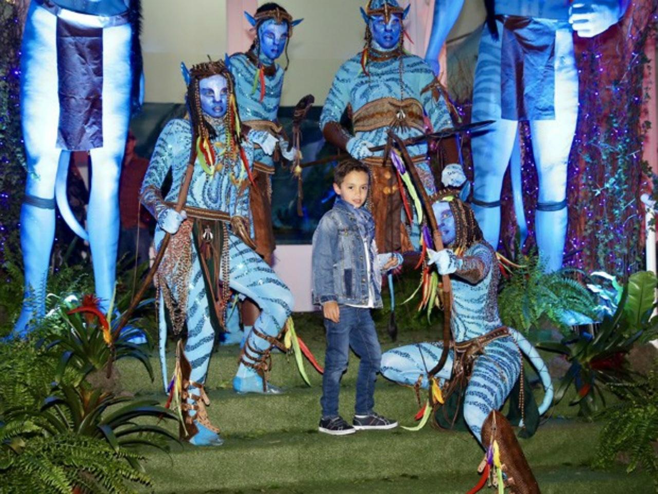 Aniversário de Arthur, filho da apresentadora Eliana, inspirado em "Avatar"  - Leo Franco/AgNews