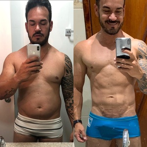 Ele perdeu 14 kg em 2 meses e criou estratégia para não engordar