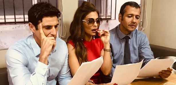 Gianecchini, Ju Paes e Marcos Palmeira reagem a cenas secretas de A Dona - UOL