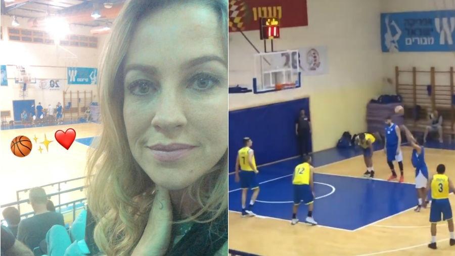 Luana Piovani assiste a jogo de basquete do namorado em Israel - Reprodução/Instagram