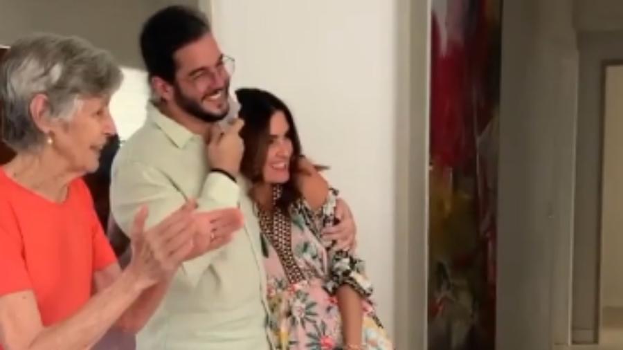 Túlio Gadelha organizou uma surpresa de aniversário à namorada, Fátima Bernardes - Reprodução/Instagram