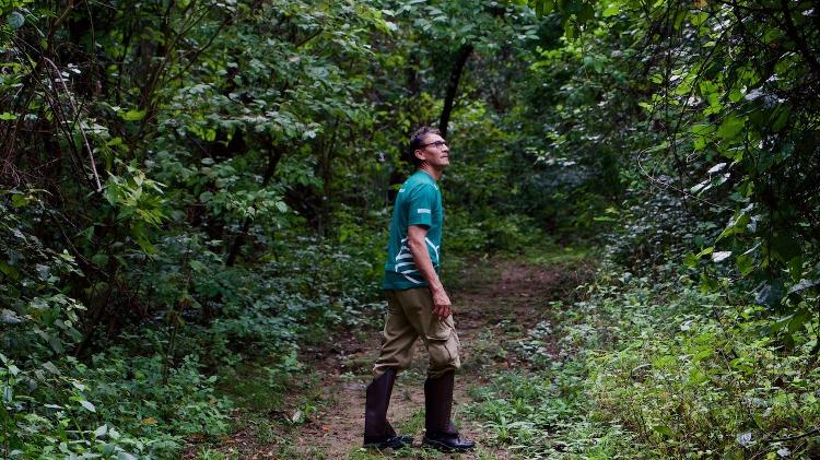 Marcos Roberto, nascido e criado no interior de Crateús (CE), é guarda-parque da Reserva Serra das Almas há 20 anos - Kevin Damasio - Kevin Damasio
