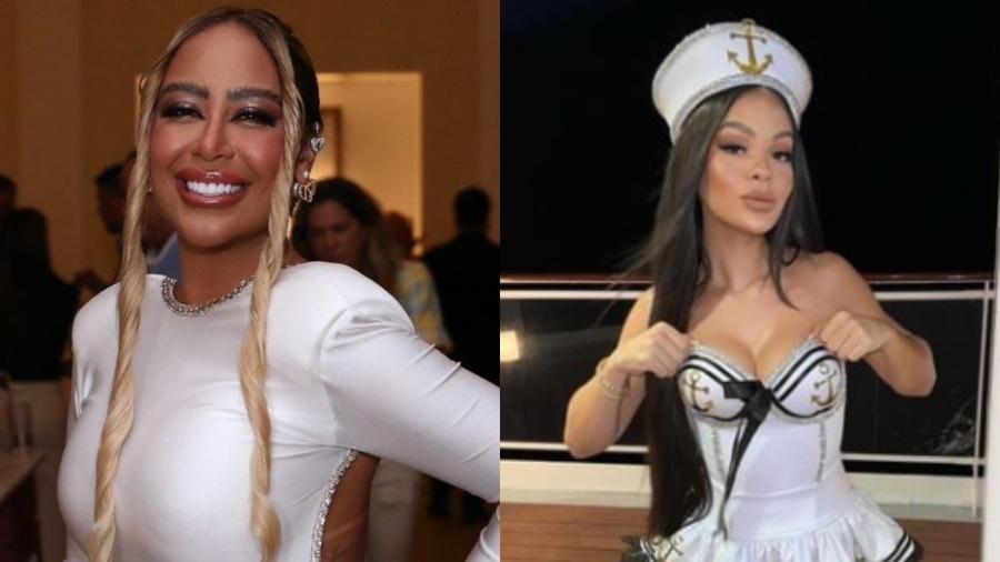 As influenciadoras Rafaella Santos e Livia Rafaelle estiveram no cruzeiro de Neymar