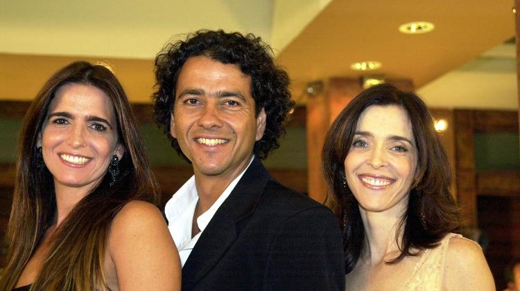 Malu Mader, Marcos Palmeira e Deborah Evelyn em 'Celebridade' (2003)