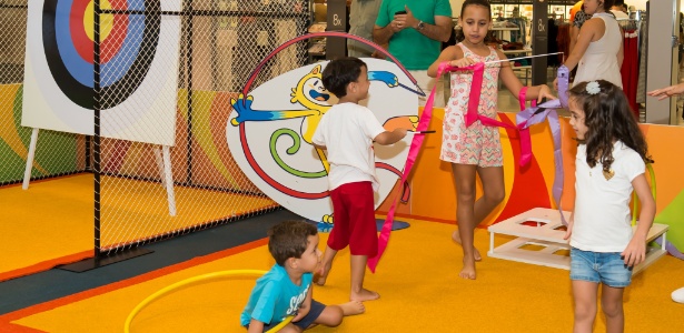 Ginástica artística é um dos esportes da Arena Rio Kids, em Brasília - Divulgação
