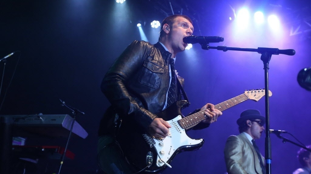 10.jul.2016 - Integrante dos Backstreet Boys, Nick Carter se apresenta no Via Marquês, em São Paulo. Show faz parte da sua turnê solo "All American" - Ricardo Matsukawa/UOL