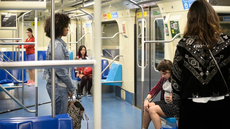 "Malhação: Viva a Diferença" teve sequência gravada no metrô de São Paulo - Ramon Vasconcelos/Rede Globo/Divulgação - Ramon Vasconcelos/Rede Globo/Divulgação