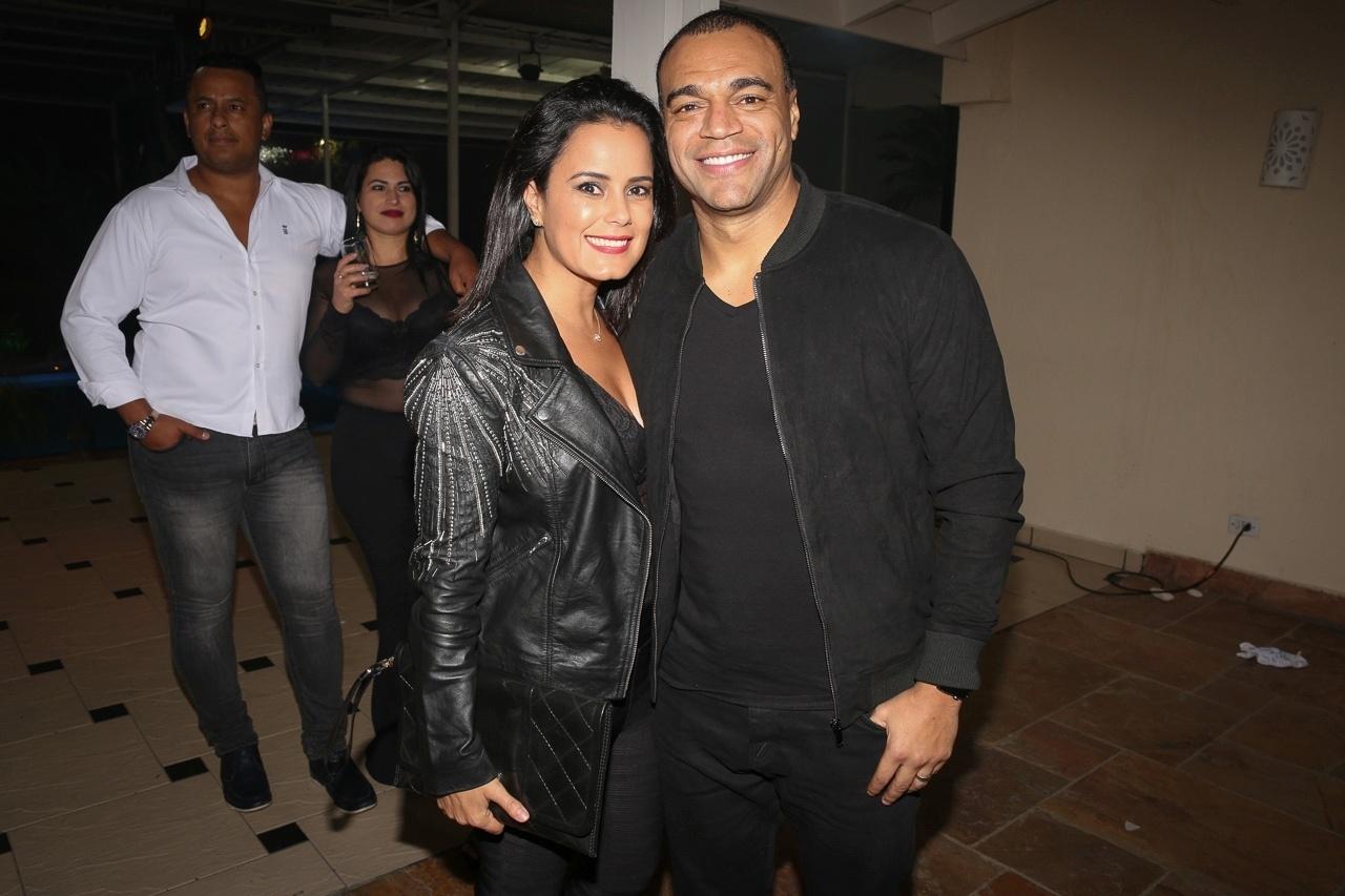 Luciele Di Camargo e o marido Denilson - Deividi Correa/Ag.News