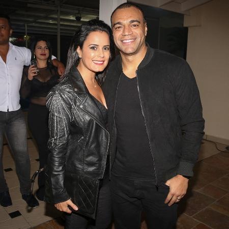 Luciele Di Camargo e o marido Denilson - Deividi Correa/Ag.News