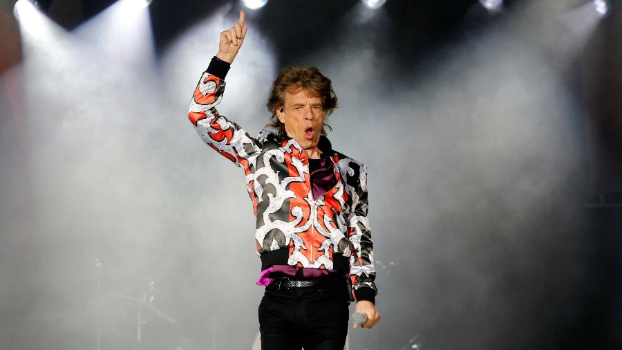 Mick Jagger durante show dos Rolling Stones no estádio Orange Velodrome em Marselha, na França - Reuters