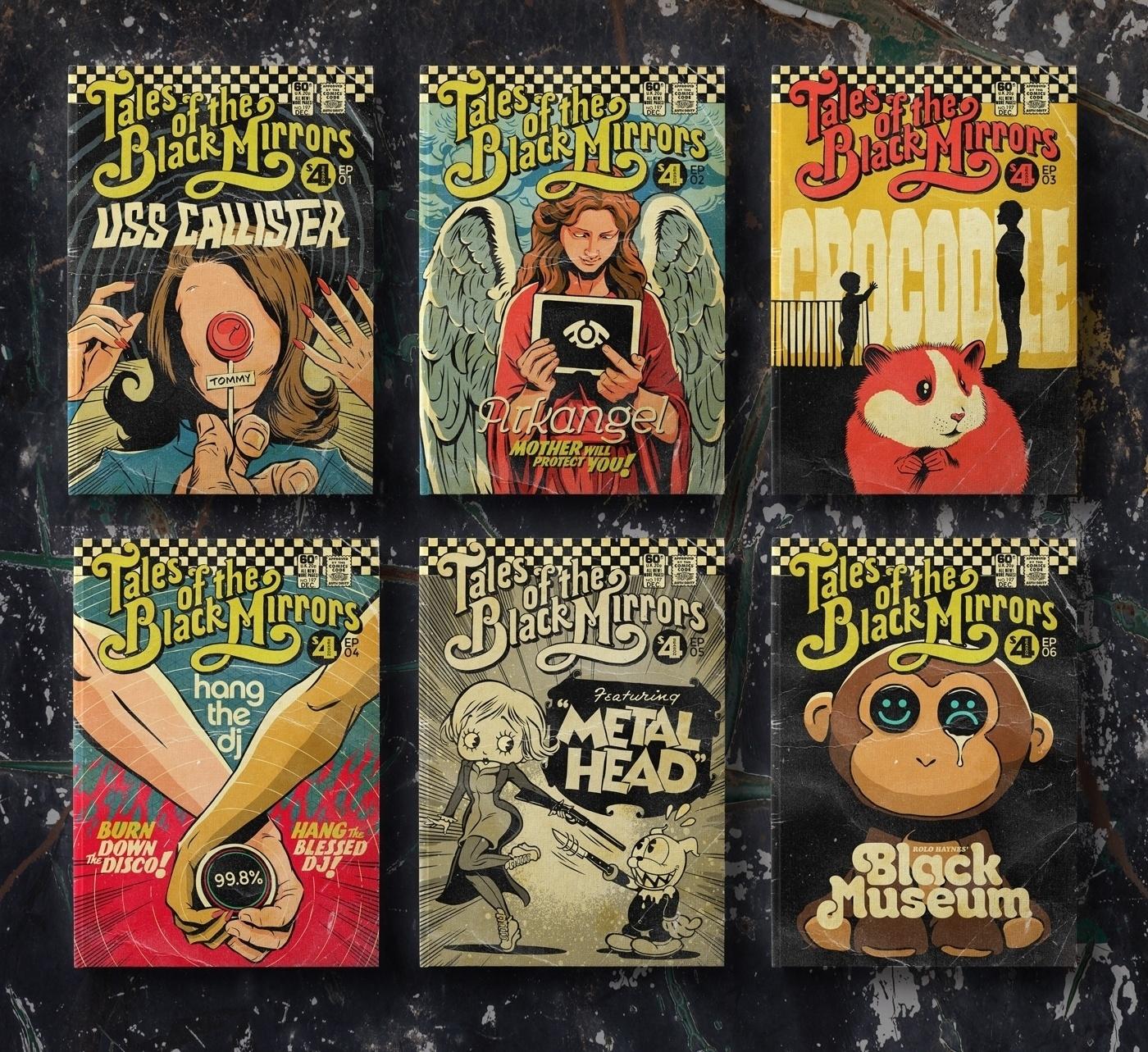 Butcher Billy criou pôsteres para os episódios de "Black Mirror" - Divulgação