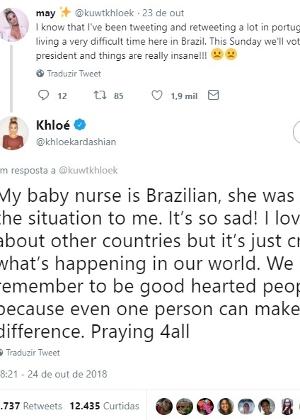 Khloe Kardashian  - Reprodução/ Twitter - Reprodução/ Twitter