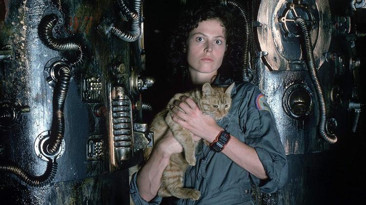 Sigourney Weaver em "Alien - O 8.º Passageiro" (1979) Sigourney Weaver em "Alien - O 8.º Passageiro" (1979)