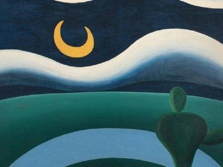 Detalhe de "A Lua", adquirida pelo Museu de Arte Moderna de NY - Divulgação/MoMA