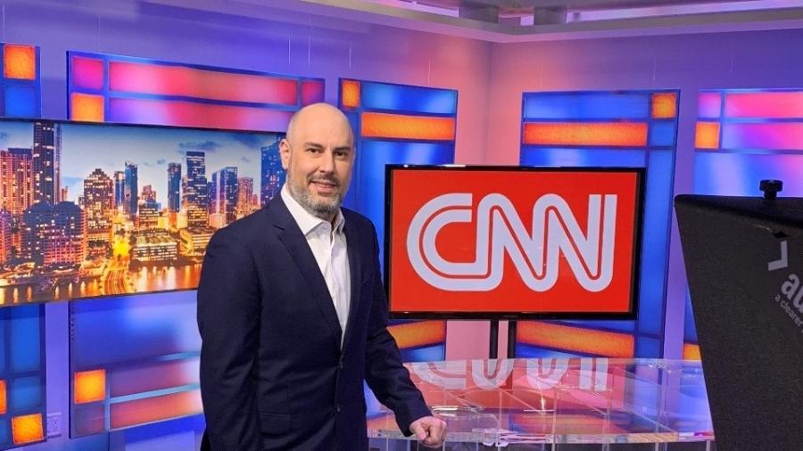 Douglas Tavolaro, CEO da CNN Brasil, posa na na sede da emissora - Divulgação/CNN