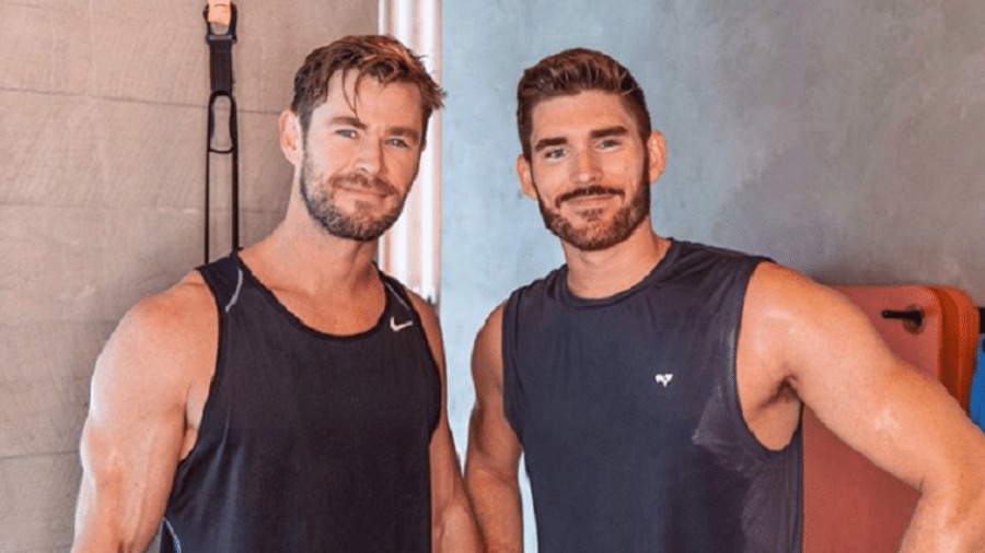 Chris Hemsworth e o empresário Erik Conover - Reprodução/Instagram