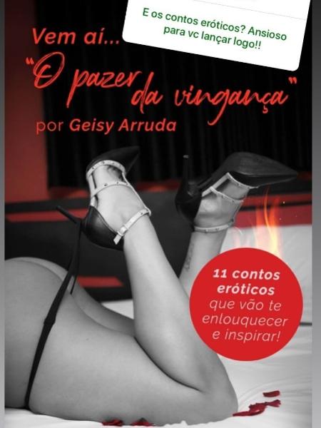 Geisy livro - Reprodução/Instagram - Reprodução/Instagram