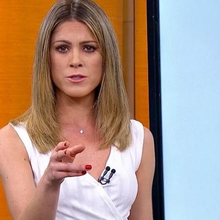 Jacqueline Brazil reporta a previsão do tempo na Globo - Reprodução