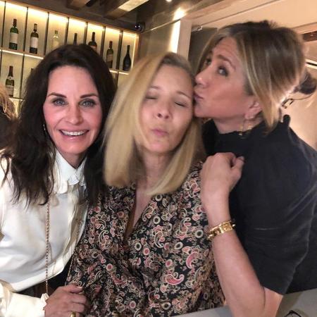 Courteney Cox, Lisa Kudrow e Jennifer Aniston - REPRODUÇÃO/INSTAGRAM