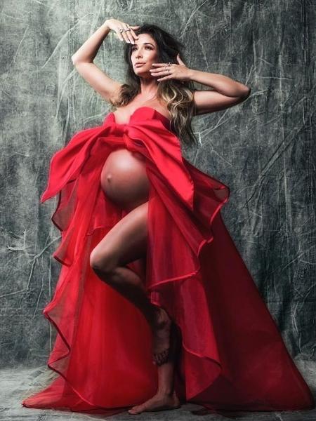 Giselle Itié, na reta final da gravidez - Reprodução/Instagram