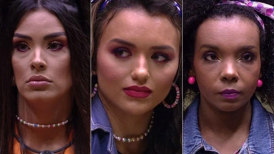 Ivy, Rafa e Thelma estão no paredão - Reprodução/TV Globo