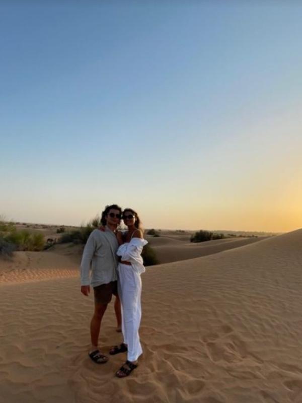 João Figueiredo e Sasha Meneghel em resort de Dubai - Reprodução/Instagram