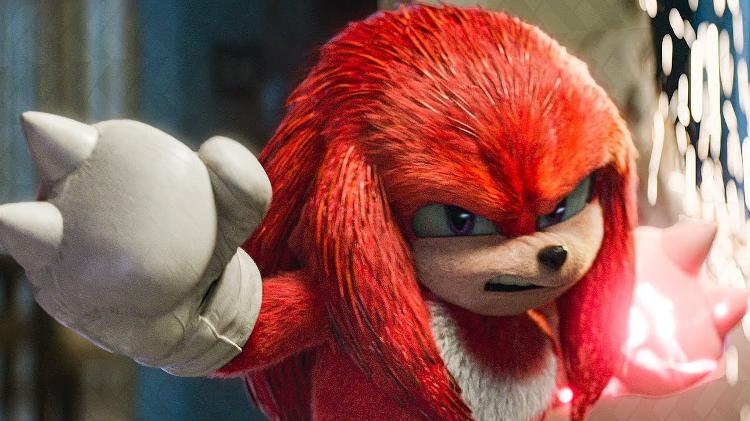 Knuckles, personagem de 'Sonic 2: O Filme', é dublado por Idris Elba - Divulgação/Paramount - Divulgação/Paramount