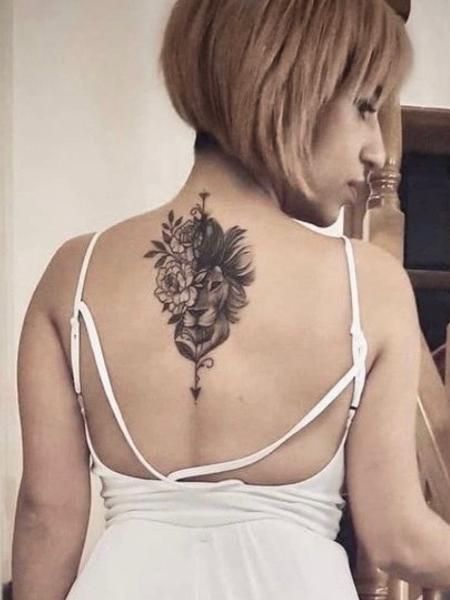 Karina tatuou um símbolo de coragem - Acervo Pessoal