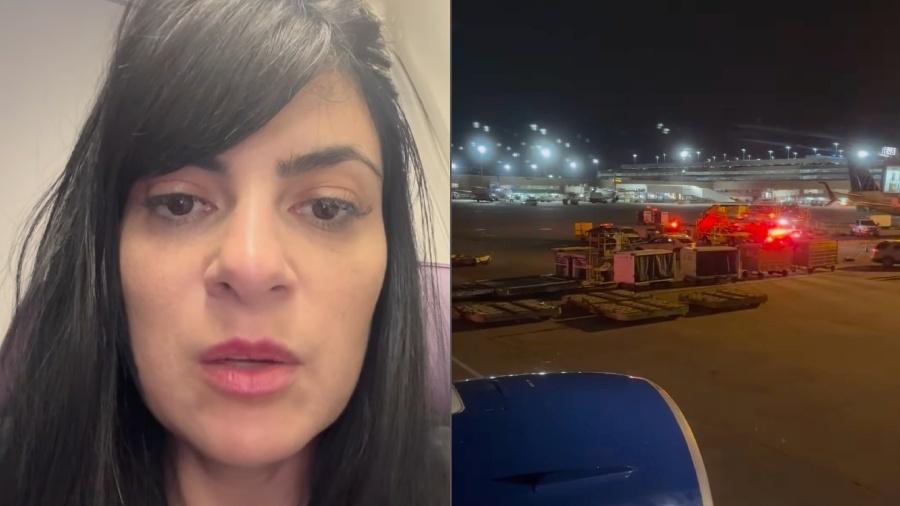 Avião de Fernanda Brum faz pouso de emergência - Reprodução/Instagram