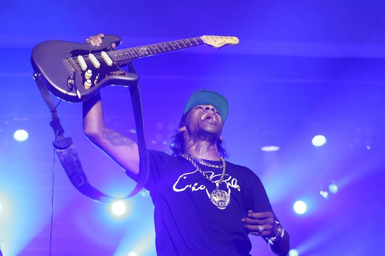 Eric Gales em show no festival Best of Blues and Rock, em São Paulo