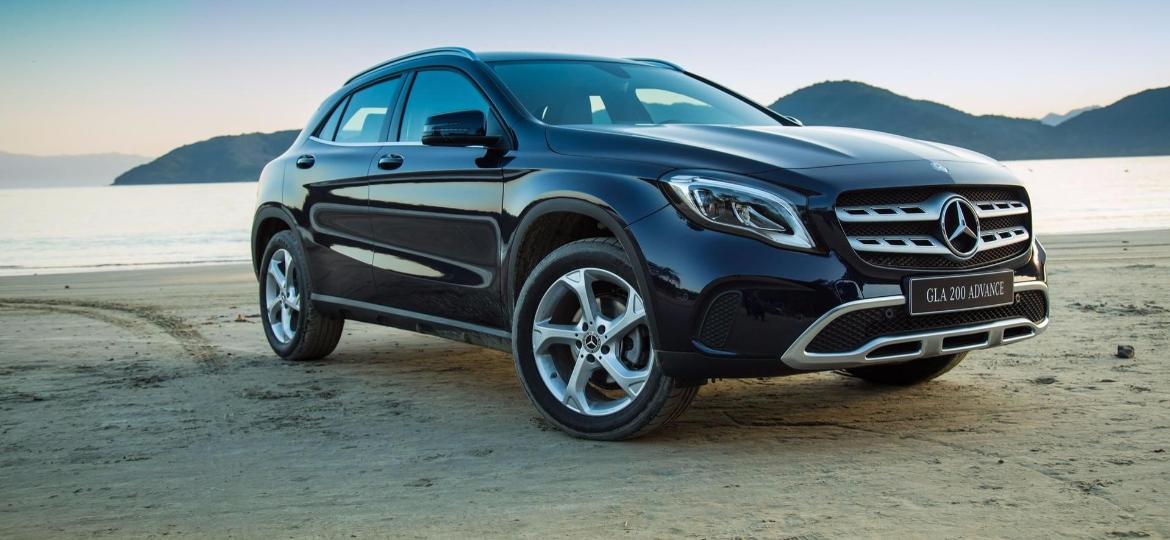 GLA tem tido relativo sucesso de vendas pelo mundo, segundo a Mercedes, embora não tenha vendas expressivas no Brasil - Divulgação