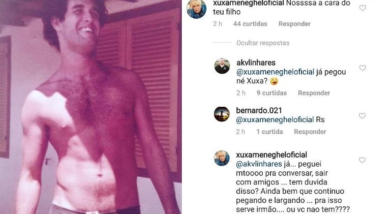 Xuxa rebate seguidor - Reprodução/Instagram - Reprodução/Instagram