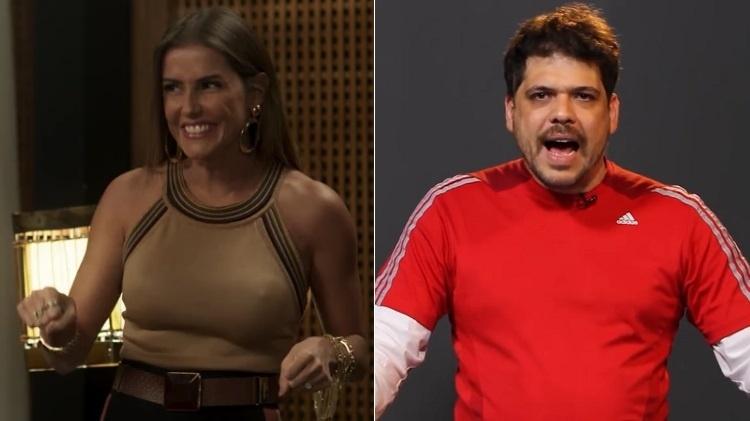 Karola e Rogerinho do Ingá - Montagem/UOL/Reprodução/TV Globo/YouTube - Montagem/UOL/Reprodução/TV Globo/YouTube