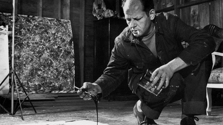 O pintor norte-americano Jackson Pollock - Reprodução - Reprodução