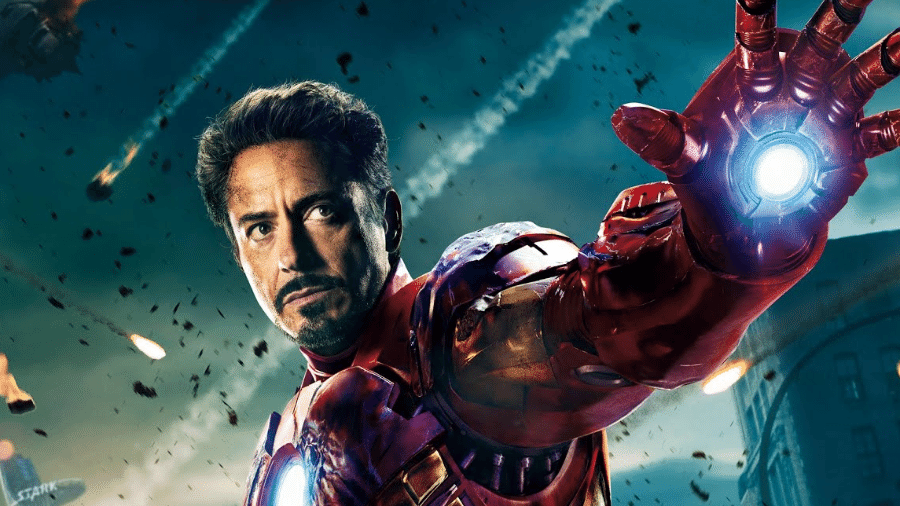 Robert Downey Jr. caracterizado como Homem de Ferro - Reprodução