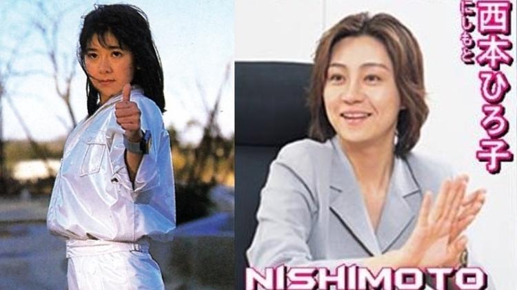 Antes e depois de Hiroko Nishimoto - Reprodução/Montagem - Reprodução/Montagem